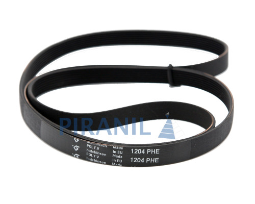 Ремінь 1204 H8 EL black (Hutchinson Poly.V 1204 PHE) - 481235818167
