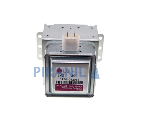 Магнетрон LG / Daewoo 2M214 39F для мікрохвильової печі (клема перпендикулярно радіатору)