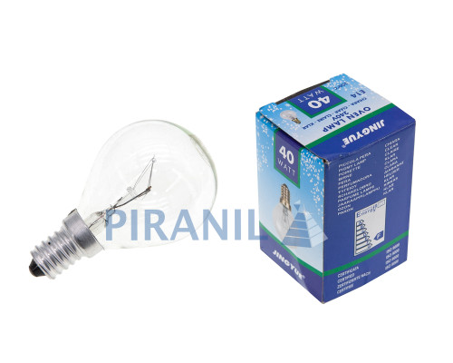Лампа JINGYUE для духовки універсальна (E14, 40W, 240V, 300°C) (аналог Bosch 00057874)