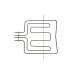ТЕН для духовки Bosch 2800W (1000+1800W) - 00287783 / EGO 20.232980.230