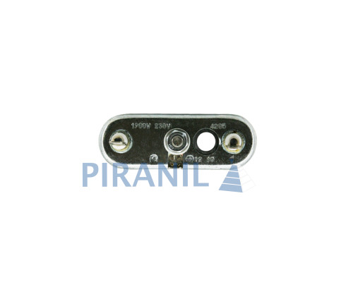 ТЕН 1900W L=225 мм для пральної машини Balay, Bosch, загнутий, з отвором - 00264986 / 159BY03