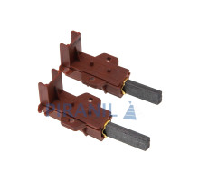 Щетки для двигателя стиральной машины Ariston (5x12.5x32 мм, клема 6.3 мм), с щеткодержателем (R) - C00196544 / C00047318, пара