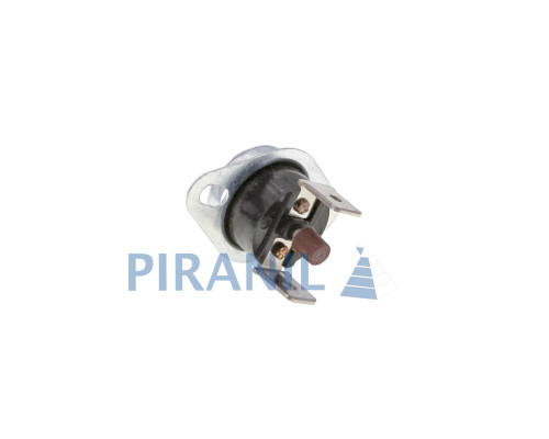 Термореле KSD 301 / KSD 303 (125°C 10A, 250V), з кнопкою, ніжки вниз