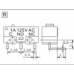 Мікроперемикач Whicepart KW10-Z0PR (SPDT,  125Vdc 1A) (13x6x6.7 мм, бічні клеми 0.9x3.1 мм), без важеля