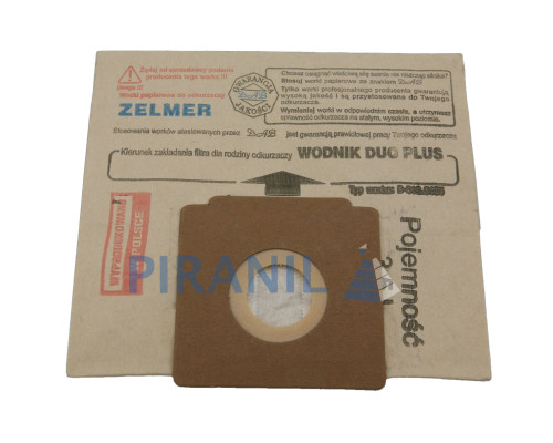 Мішок DAB одноразовий для порохотяга Zelmer Wodnik Duo Plus (3,5л)